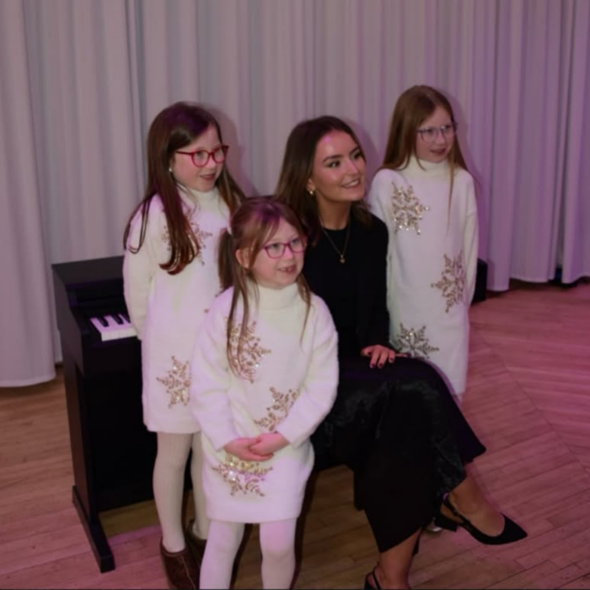 Group piano lesson
